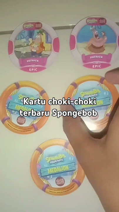 Kartu terbaru Choki Choki Spongebob Squarepants#spongebob#chokichoki #kartu#terbaru#unboxing#shorts