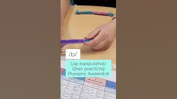 Use manipulatives when manipulating sounds in words #scienceofreading