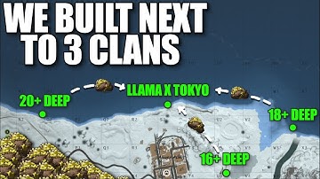 LuckyLlama and I built between 16+ deep clans on Wipe Day in Rust...