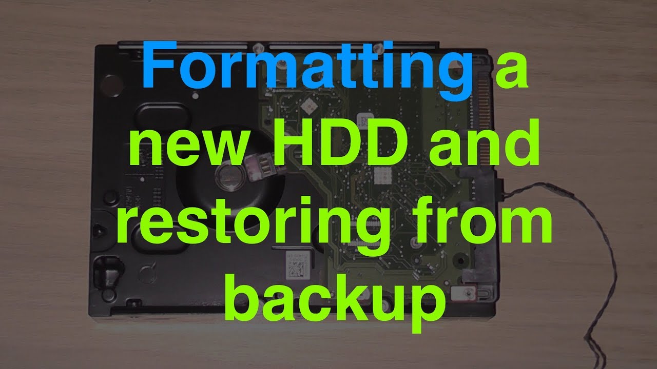 best way to format external hard drive time machine