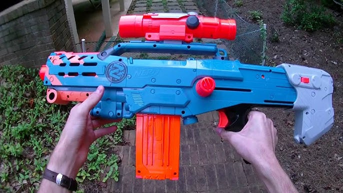  NERF Zombie Strike ZED Squad Longshot CS-12 Blaster : Toys &  Games