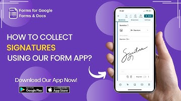 How to Collect Signatures using our Form App ✍️📱