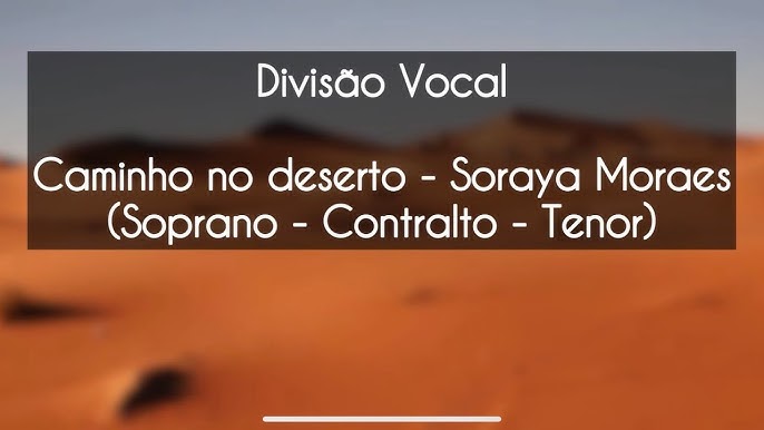 CAMINHO NO DESERTO (WAY MAKER) - SORAYA MORAES (PLAYBACK LEGENDADO
