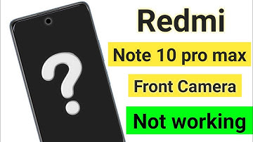 redmi 10 pro max front camera not working | redmi note 10 pro max front camera problem fix | HK TECH