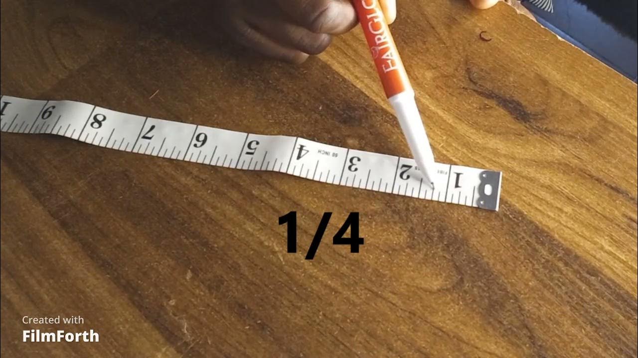 How to read a measuring tape. Easy method. Beginners friendly sewing 