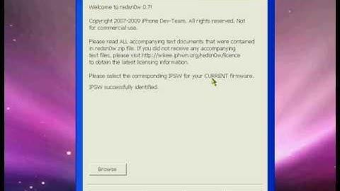 How to Jailbreak iPhone and iPod Touch on XP