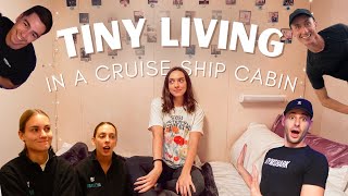 Tiny Living: Cruise Ship Crew Cabin Edition. A Tour of 3 different Cruise Ship Cabins.