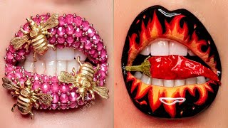 Amazing lip art compilation/ lipstick tutorial instagram 2020
