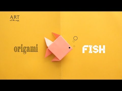 DIY: Simple Origami Fish - Paper Craft Tutorial