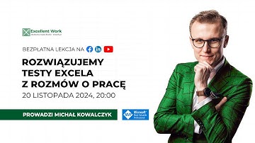 Rozwiązujemy testy Excela z rozmów o pracę