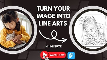TURN YOUR IMAGE INTO LINE ART I SKETCH IMAGES I ON PICSART I USING YOUR MOBILE PHONE