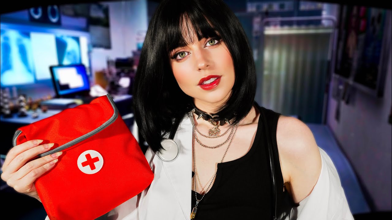 ASMR Shady Goth Doctor Is Obsessed With You 🩺 Cranial Nerve Exam, Medical Roleplay Senses Test