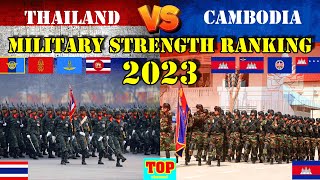 Thailand VS Cambodia 2023 Military Strength Ranking #thailand #cambodia