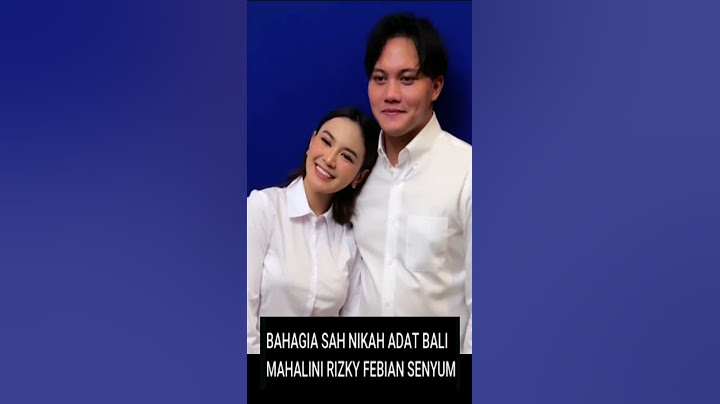 JALANI MEPAMIT DI BALI, SAH PROSES ADAT MAHALINI RIZKY FEBIAN
