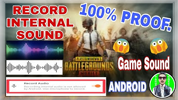 How to record internal audio on android | No root, no PC in hindi ft. Pubg. By Circus gamerz