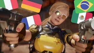 Cassie Cage saying &quot;GET OVER HERE!&quot; In Multilanguage [Mortal Kombat 11]