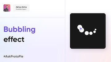 ProtoPie Tutorial | Web Design Series #2 Add Bubbling Effect to Cursor Trails