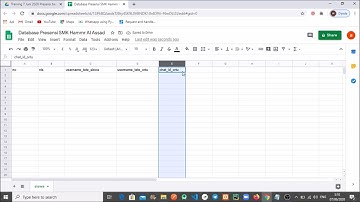 [Seri Notifikasi presensi Bot Telegram]: Part 2. Membuat database presensi masuk keluar