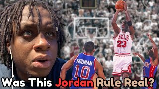 Lebron James Fan Reacts to the Jordan Rules: A Detroit Pistons Secret to Stopping MJ