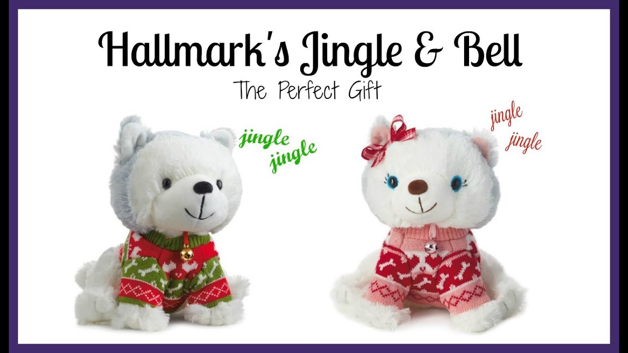 Hallmark Gold Crown Christmas Sweater Bell Stuffed Animal: Hallmark's