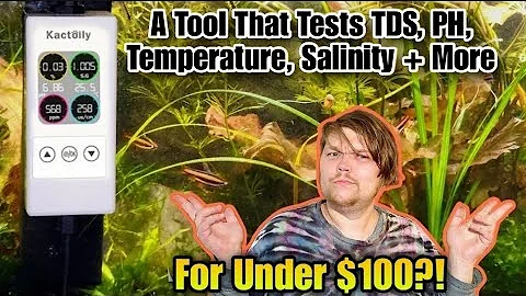 A Review of The Kactoily 6 in 1: Aquarium Water Testing unit. Digitally Test Temperature, PH & TDS+