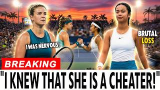 BREAKING: Karolina Muchova ADMITS FEAR of Alex Eala After Miami Open Clash! 😱🎾🔥