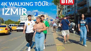 Izmir, Turkey: A Street Walk in Izmir | Izmir Walking Tour 2023 | F.Altay to Poligon