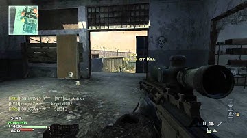 MW3 - Hard/Drag scoping | 10 Seconds, 5 shots, 4 kills FTW!!