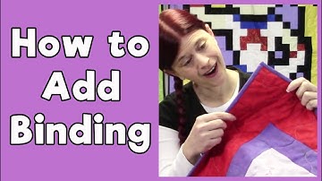 How to Add Binding to your Quilt or Project (using the tuck method with single fold binding)