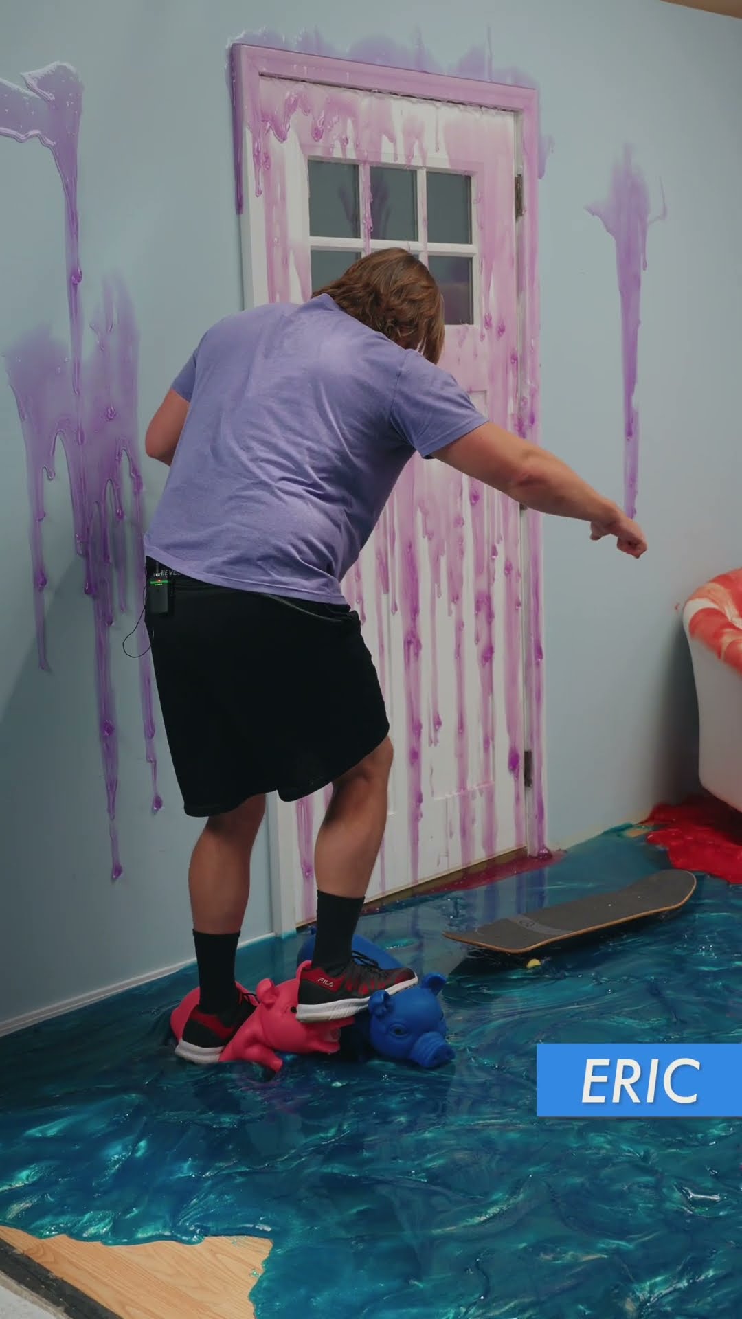 We Covered Our Living Room in Slime!!