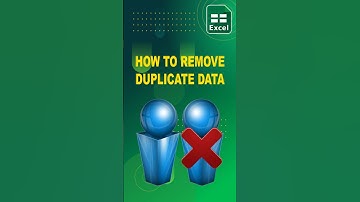 Shortcut Key to Remove Duplicates | Excel Formulas & Tricks in One Minute |  #microsoftexceltutorial