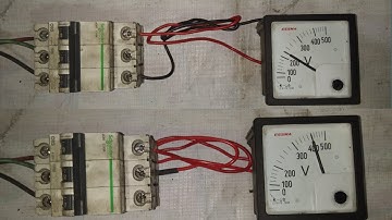 Single phase voltmeter connection | 3 phase voltmeter connection | voltmeter connection karna sikhen