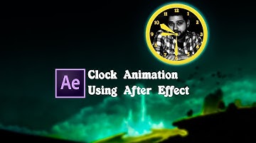 Simple Clock Animation | Easy After Effects Tutorial