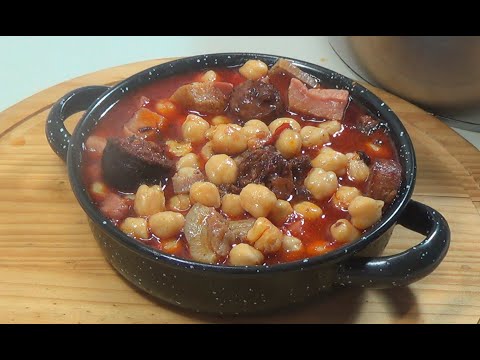 Cómo hacer potaje de garbanzos con acelgas