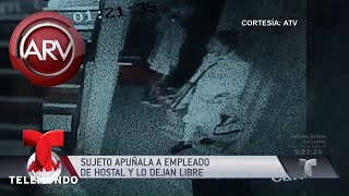 Apuñaló a sangre fría a un hombre y sigue como si nada | Al Rojo Vivo | Telemundo