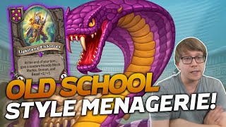 I Love This Old School Style Menagerie Build! | Hearthstone Battlegrounds | Savjz