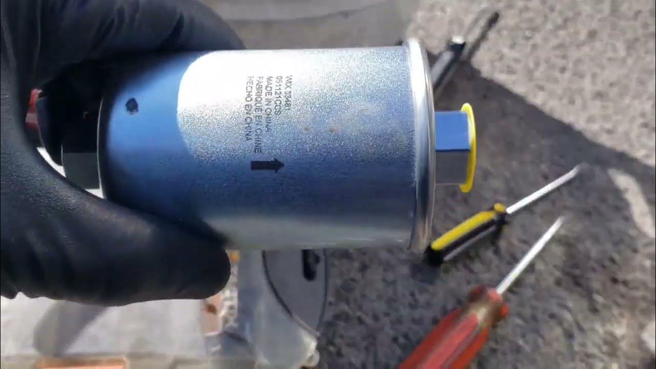 Chevy Tahoe Fuel Filter Change - YouTube