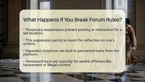 What Happens If You Break Forum Rules? - Everyday-Networking
