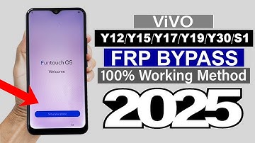 Vivo Y12/ Y15/ Y17/ Y19/ Y30/ S1 - Google Account Remove | 100% Working Method (Without Pc)