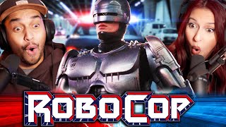 ROBOCOP (1987) MOVIE REACTION  EXCEEDED OUR EXPECTATIONS!  First Time Watching  Review