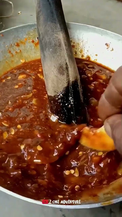 petis mangga muda‼️rujak super pedas#mukbang #pedas #shorts