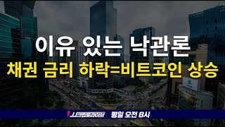 이유 있는 낙관론, 채권수익률 하락은 비트코인의 상승이다