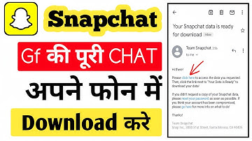 Gf के Snapchat का पूरा Data कैसे निकाले।। अपने फ़ोन में ले 2023 #snapchat