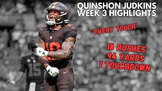 Quinshon Judkins Breakout Game Highlights Browns Vs Packers Nfl 2025