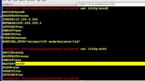 Linux Sys Admin II Week 3: Configure Networking (Bonding Multiple Interfaces Part 3)