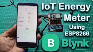 IoT Energy Meter using INA219 Sensor ESP8266 & Blynk 2.0