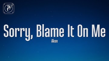 Akon - Sorry, Blame It On Me (Lyrics)