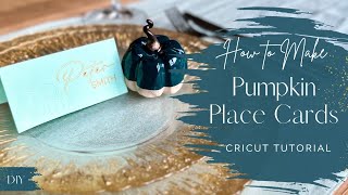 Cricut Tutorial: How to Make Place Cards | Using Cricut Design Space to Deboss, Draw & Cut!
