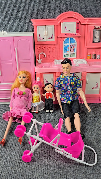 Satisfying Unboxing Barbie Doll Set Toys | ASMR Video