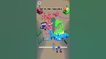 😮💣Two vs one Castle Battle War challenge in Mob Control! 😱 💀 Android & IOS game #gameplay